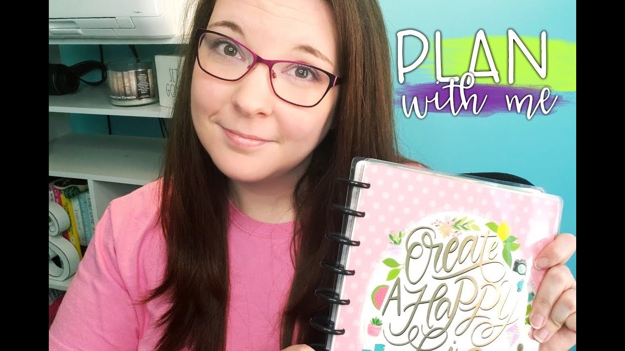 Plan With Me January 2019 Happy Planner Frankenplanner
