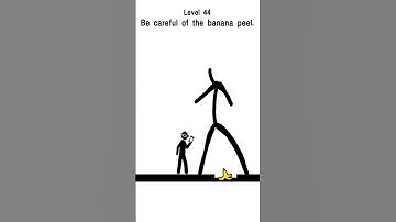 Draw 2 Save 3 : Be careful of the banana peel. ( Part 44 ) #shorts