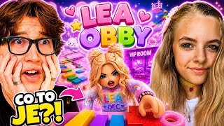 TESTUJU LEA ROBLOX OBBY 😭😭😭