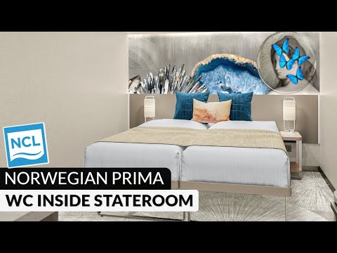 Norwegian Prima Accessible Inside Stateroom walkthrough tour