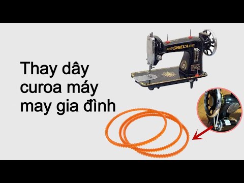 Video CÁCH THAY DÂY CU ROA MÁY MAY CON BƯỚM - youtube