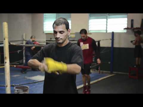 Miguel 'el loco' Robles y su entrenador Carlos "Ti...