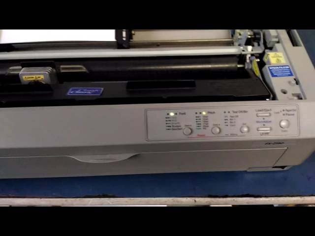 Epson FX-2190 matricial imprimindo funcionando - YouTube