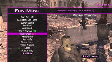 Project Trilogy v4 Preview | MW2 | TU8 Mod Menu + HD