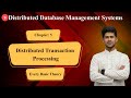 F-9. Distributed Transaction Processing | Transaction model | ACID properties | TM, SC, LRM | DDBMS