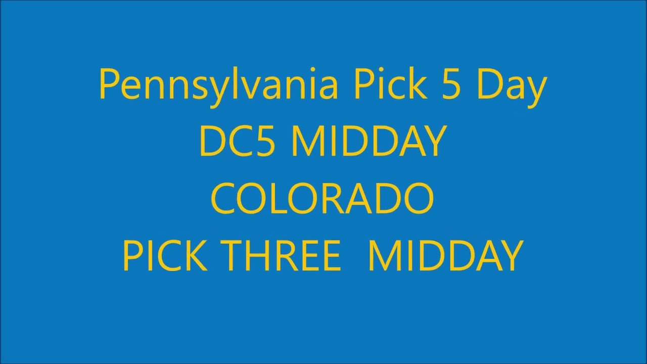 PAPick5Day  DC5MIDDAY COPICK3MIDDAY Next Ball Analysis 2023 06 02