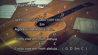 Video thumbnail of "Ja estou Crucificado - Fernandinho ( Cifra e Letra )"