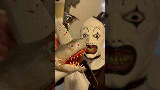 Shark Puppet meets ART THE CLOWN