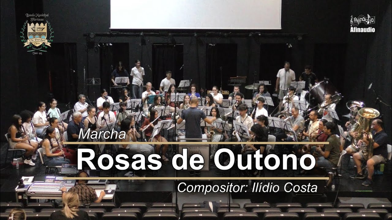 Rosas de Outono, marcha de Ilídio Costa - Banda Municipal Flaviense