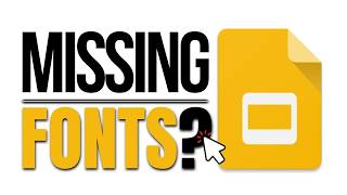 Missing Fonts in Google Slides? (Here’s the Fix!)