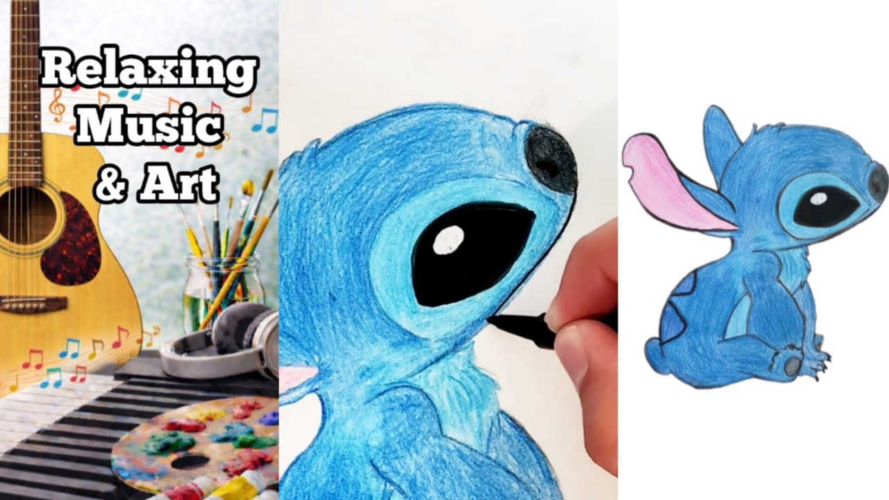 Relaxing Music & Art 🎧 | Full Drawing Process (Watch & Relax)