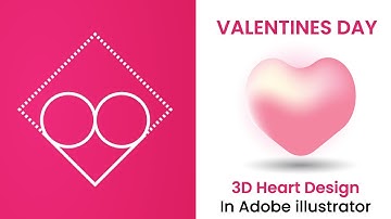 QUICKER way to Create Heart Shape in Illustrator | Adobe Illustrator  | Bangla Tutorial