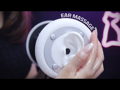[ASMR] Honey, Oil and Tingly Ear Massage for Sleep (No Talking)