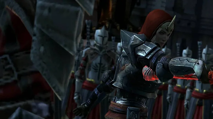 Dragon Age 2 Scene: Meredith and the Final Battle ...
