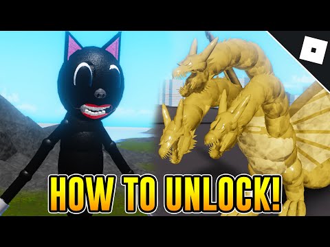 How To Get The Cartoon Cat And Shin Ghidorah Badges Morphs In Kaiju World Roblox Youtube - roblox kaiju world how to get cartoon cat