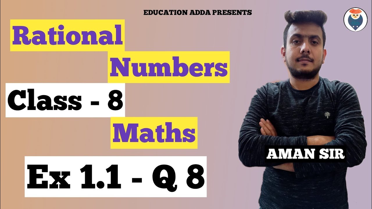 class 8 math chapter 1 | Ex 1.1 - Q 8 solutions | ncert class 8 maths ...