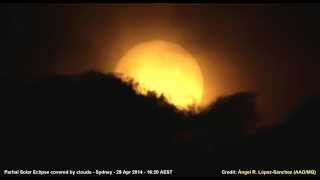 Celebrity Partial Solar Eclipse in Sydney on 29 Apr 2014 covered by clouds Net Worth