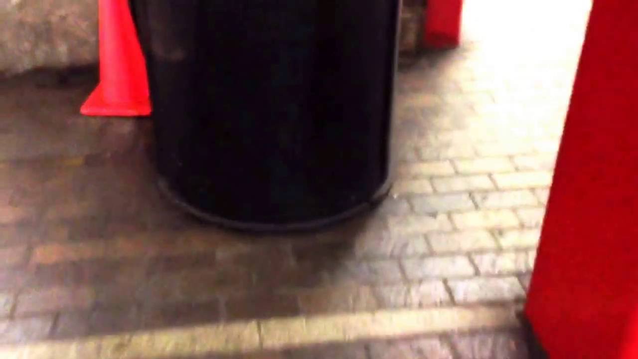 Another mini Caution cone at Park Street station video phone beyonce mp3