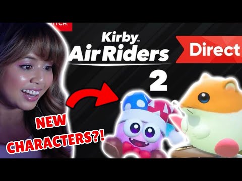 SAKURAI COOKED WITH THIS GAME! Kirby Air Riders Direct 2 Live Reaction 10.23.25