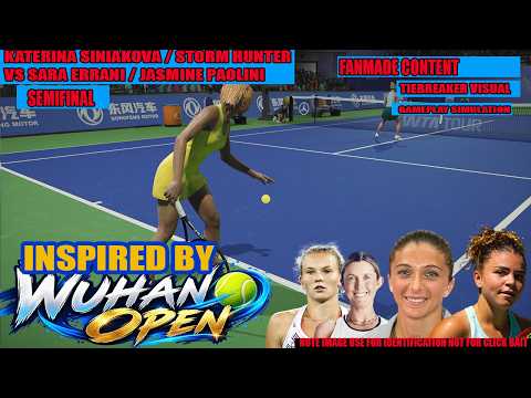 Video Siniakova / Hunter vs Sara Errani / Jasmine Paolini | Semifinal | Fanmade Gameplay Simulation
