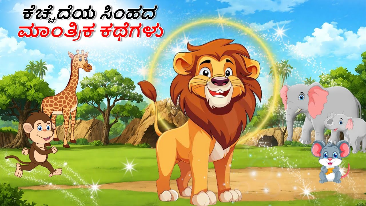 ಕೆಚ್ಚೆದೆಯ ಸಿಂಹದ ಮಾಂತ್ರಿಕ ಕಥೆಗಳು | Kannada | Kannada Stories | Kathegalu