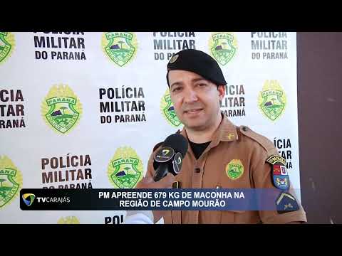 PM apreende 679 kg de maconha na região