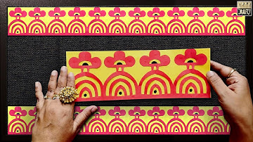 Easy & Unique Spectacular Design for Bulletin Board Border | Five - Minutes Design | DIY