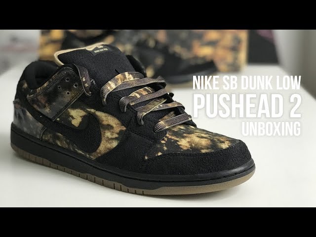 Nike SB Dunk Low Premium 'Pushead 2' Sneaker Unboxing - YouTube