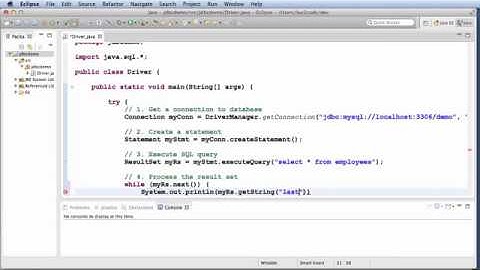 Java JDBC Tutorial   Part 1  Connect to MySQL database