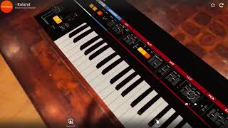 Roland Juno 6 Synth Digital Twin 3D Model Replica - Hoverlay AR Platform
