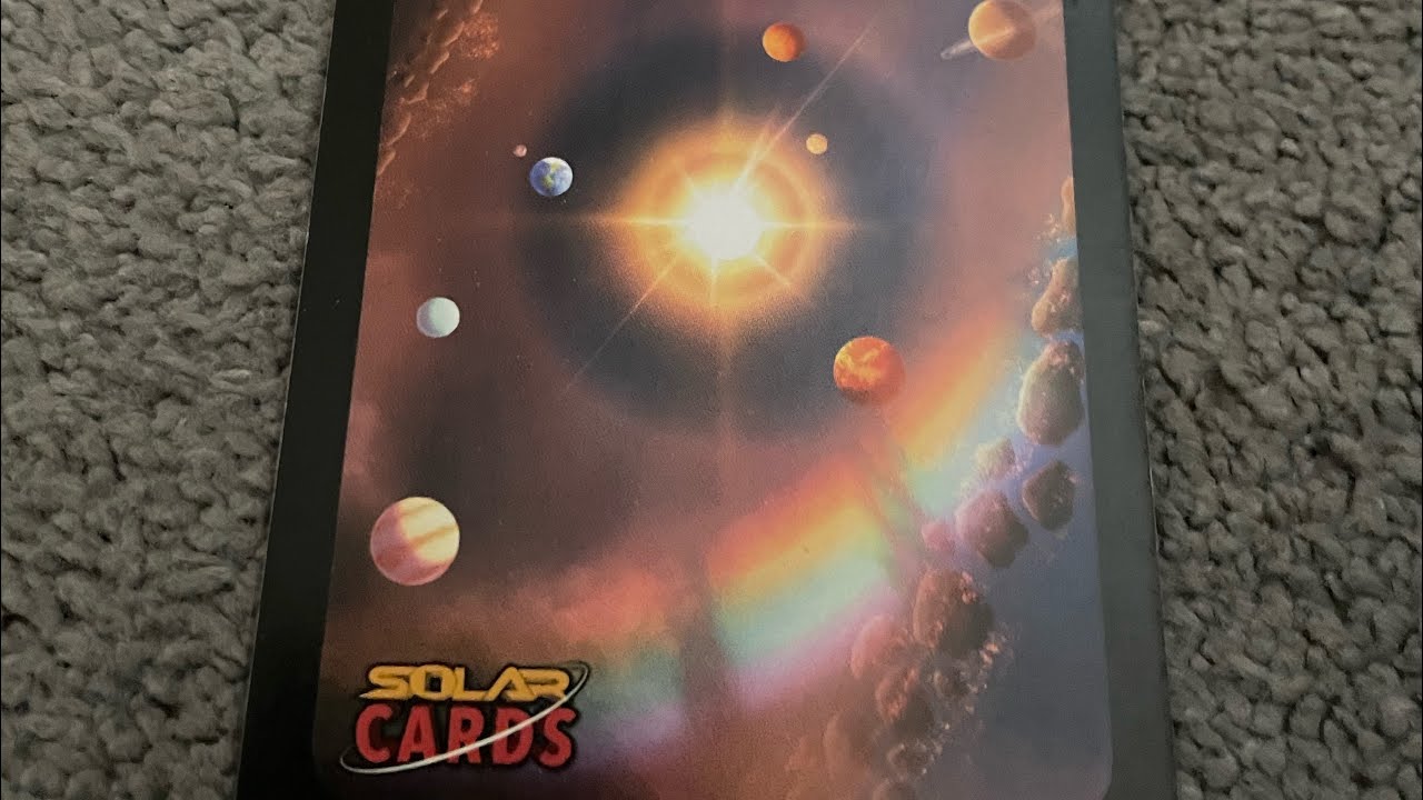 My detailed solar card collection - YouTube