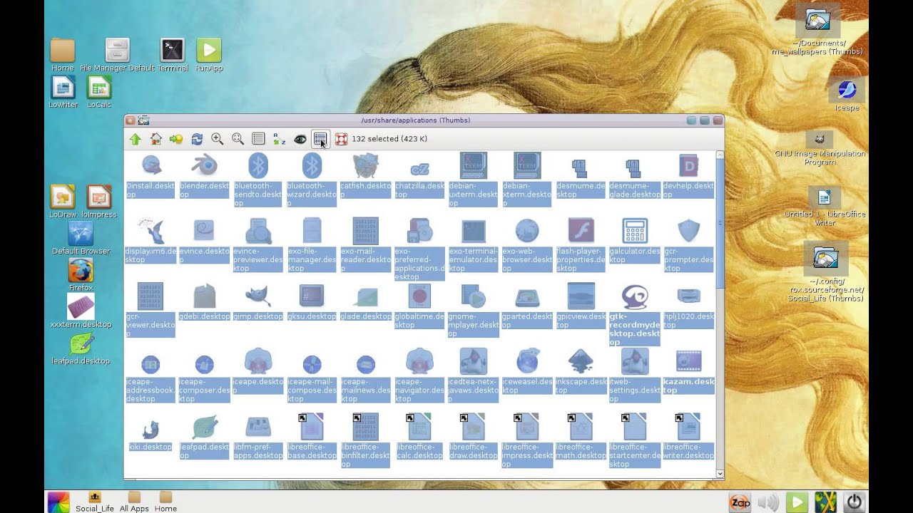 Desktop for Linux - Zappwm