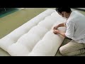 すごい敷布団ができるまで!布団職人が仕上げる和布団の製造工程