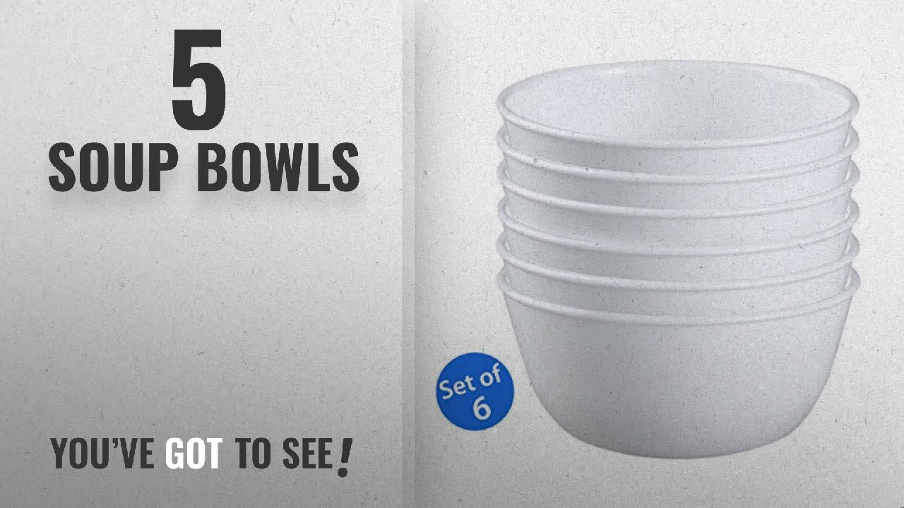 Best Soup Bowls [2018]: Corelle Livingware 1032595 28-Ounce Super Soup/Cereal Bowl, Winter Frost