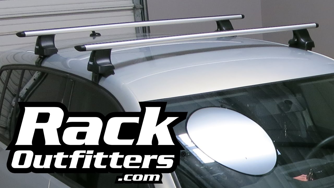 Volkswagen Tiguan Thule Rapid Traverse SILVER AeroBlade Roof Rack '08