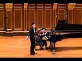 Tempo di Menuetto - Mozart Violin Sonata in E minor, K.304 - Angelo Xiang Yu | Andrew Hsu