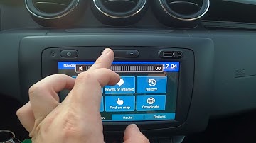 How to Find Points of Interest in Navigation in Dacia Duster II ( 2017 – now )