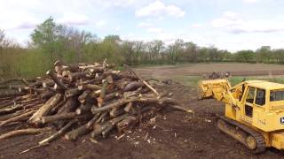 Pushing Logs at Tree Site | DJI Phantom 3 | 4/22/17
