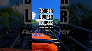 SooperDooperLooper | Front Row POV #rollercoaster #pov #hersheypark #pennsylvania