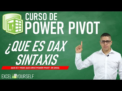 📌 CURSO de POWER PIVOT para EXCEL | ¿Qué es DAX y su sintaxis? | Clase 7