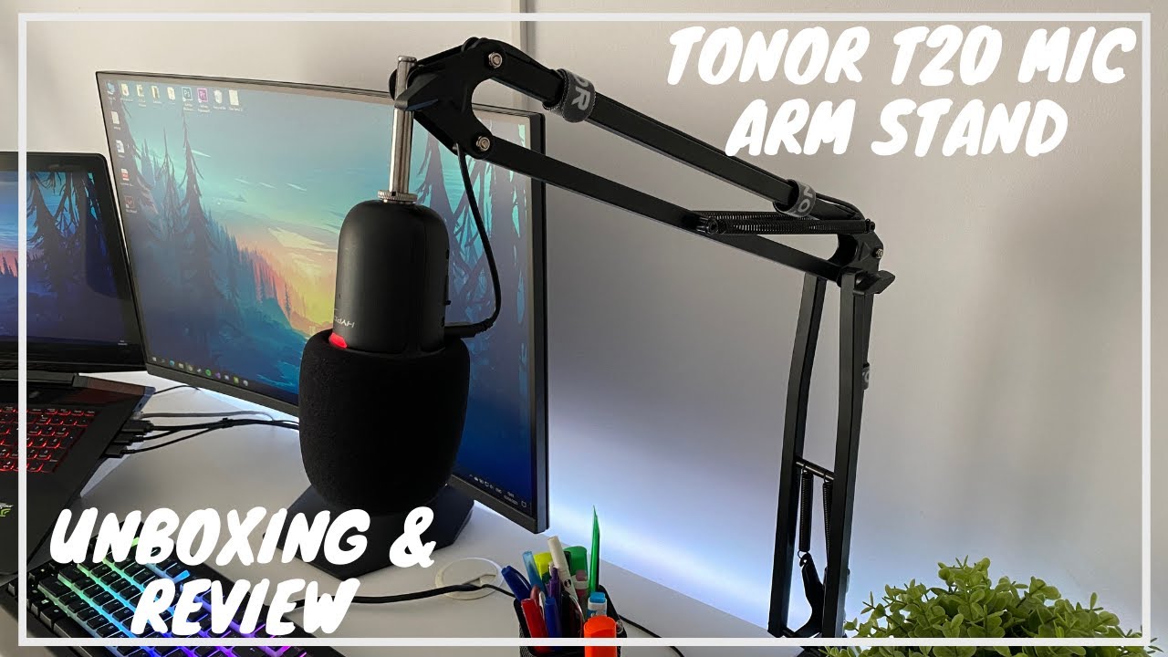 TONOR T20 Budget Microphone Arm Stand | Unboxing & Review |