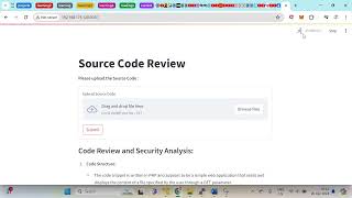 Source Code Review Using AI in less than 5 mins!
