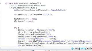 Facebook SDK for Android 9   Make a Simple Wall Post