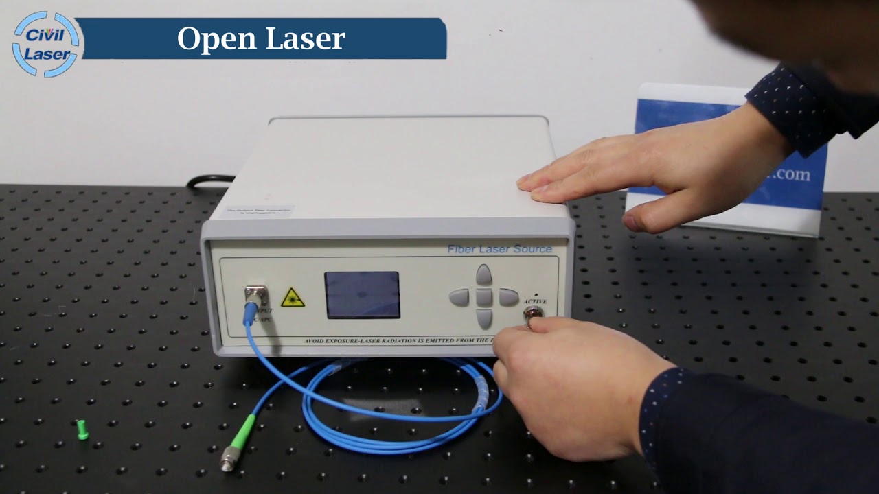 1064nm 200mW SM Single Mode Fiber Coupled Laser LCD Type - YouTube