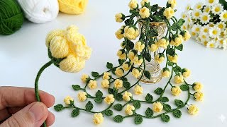How to Crochet a Realistic Flower 🌼 Easy Step-by-Step Tutorial