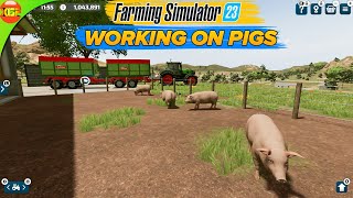 First Look Pigs and Their Farm | Farming Simulator 23 Amberstone fs23 screenshot 5
