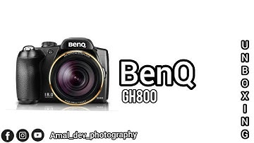BenQ gh800 camera unboxing