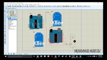 Simulasi Komunikasi Wireless (2 buah Xbee) di Proteus 8