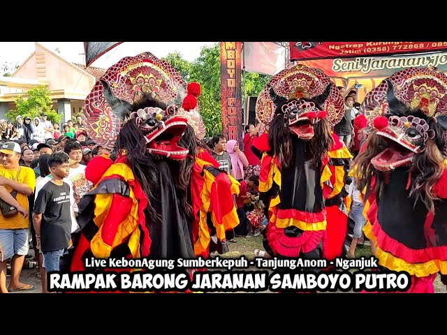 Rampak Barongan Jaranan SAMBOYO PUTRO Live Kebonagung Tanjunganom Nganjuk class=