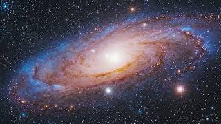 Andromeda Galaxy spinning in space | #universe #science #Astronomy #space #Galaxy #galaxyanimation